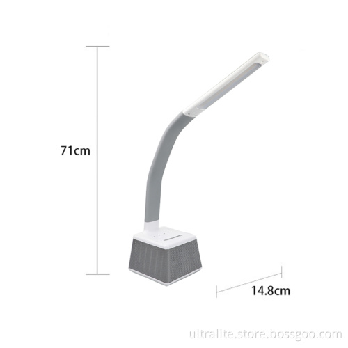 Flexible wiederaufladbare LED -Tischlampe